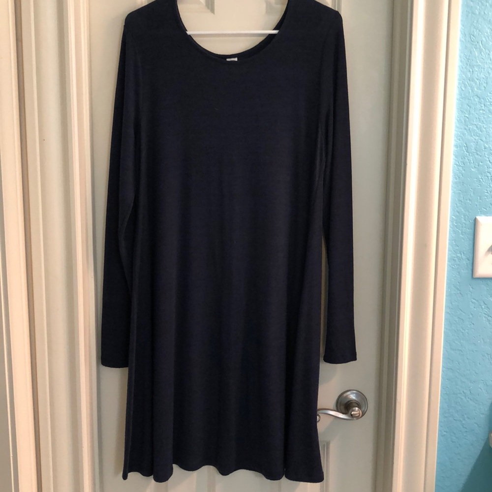 Navy Long-Sleeved Old Navy Dress